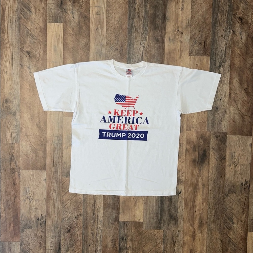 Donald Trump 2020 Presidential Campaign White T-Shirt (Large)